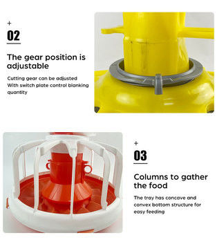 Automatic bird feeder feeding pan agricultural machinery & equipment