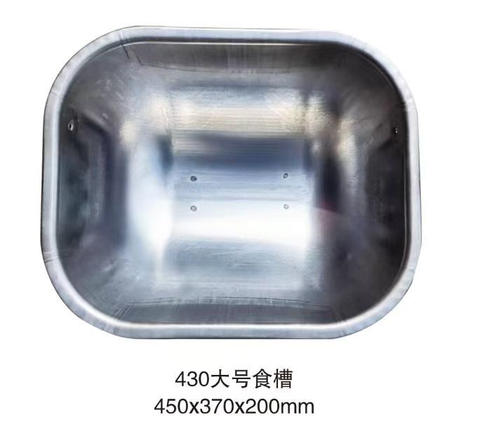 Farrowing Crate Stainless Steel Trough For Pig Farm Silver