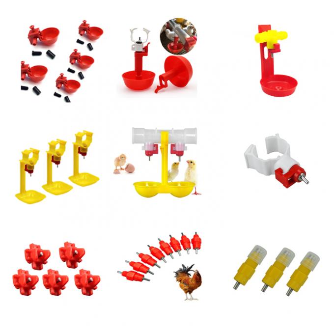 Hệ thống uống núm vú Gà thịt Dây chuyền uống gia cầm Ống 50mm-250mm 6